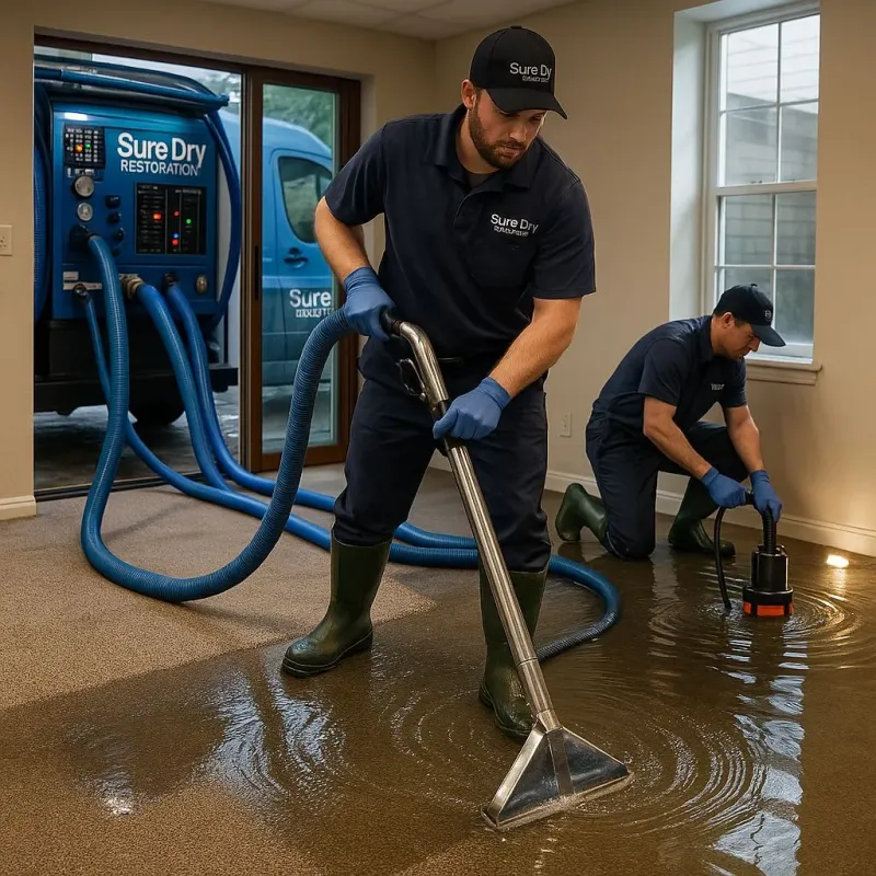 Water Extraction and Removal process in Redding, CA